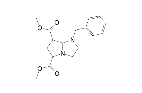 1-Benzyl-5,7-bis(methoxycarbonyl)-6-methylhexahydro-1H-pyrrolo[1,2-a]imidazole