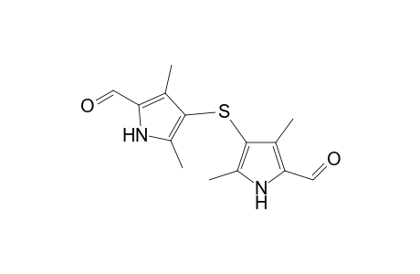 4-[(5-formyl-2,4-dimethyl-1H-pyrrol-3-yl)sulfanyl]-3,5-dimethyl-1H-pyrrole-2-carbaldehyde