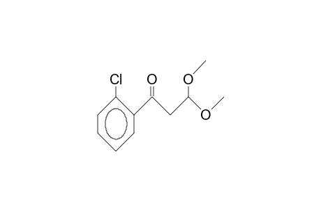 1-Propanone, 1-(2-chlorophenyl)-3,3-dimethoxy-