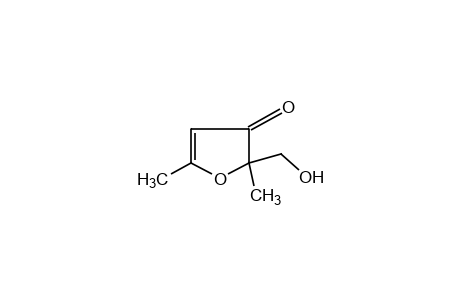2,5-dimethyl-2-(hydroxymethyl)-3(2H)-furanone