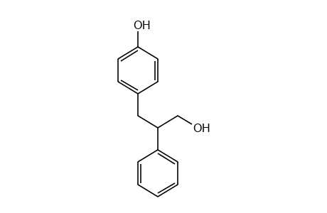 3-(p-hydroxyphenyl)-2-phenyl-1-propanol