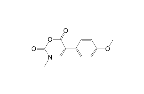 3-Methyl-5-[p-anisyl]-2H-1,3[3H]-oxazine-2,6-dione