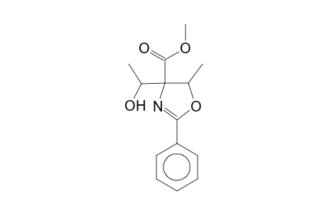 Methyl 4-(1-hydroxyethyl)-5-methyl-2-phenyl-4,5-dihydro-1,3-oxazole-4-carboxylate