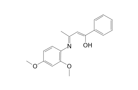 (1Z,3E)-3-[(2,4-dimethoxyphenyl)imino]-1-phenyl-1-buten-1-ol