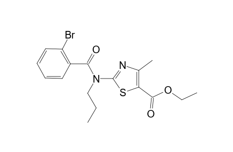 Ethyl 2-[(2-bromobenzoyl)(propyl)amino]-4-methyl-1,3-thiazole-5-carboxylate