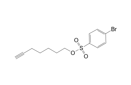 Hept-6-yn-1-yl 4-bromobenzenesulfonate
