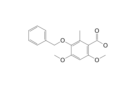 3-Benzyloxy-4,6-dimethoxy-2-methylbenzoic acid