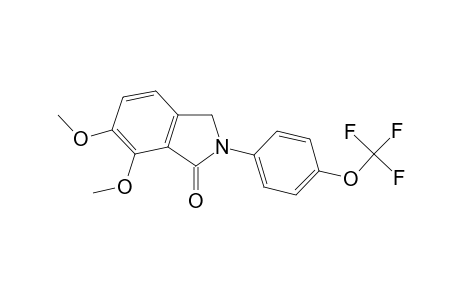 6,7-Dimethoxy-2-[4-(trifluoromethoxy)phenyl]-3H-isoindol-1-one