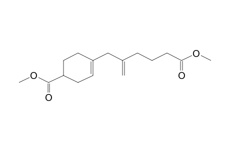 Hexanoic acid, 5-methylene-6-(4-methoxycarbonyl-1-cyclohexenyl)-, methyl ester