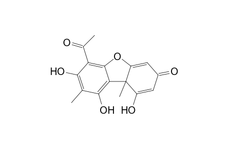 3(9BH)-Dibenzofuranone, 6-acetyl-1,7,9-trihydroxy-8,9b-dimethyl-