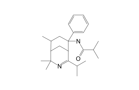 N-(2-Isopropyl-4,4,6-trimethyl-8-phenyl-3-azabicyclo[3.3.1]non-2-en-8-yl)-2-methylpropionamide