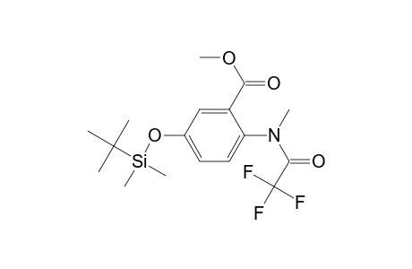 Benzoic acid, 5-[[(1,1-dimethylethyl)dimethylsilyl]oxy]-2-[methyl(trifluoroacetyl)amino]-, methyl ester