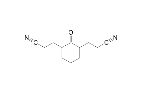 2-oxo-1,3-Cyclohexanedipropionitrile