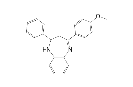 Methyl 4-(2-phenyl-2,3-dihydro-1H-1,5-benzodiazepin-4-yl)phenyl ether