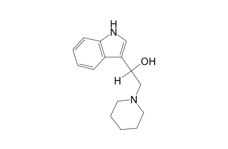 1-(1H-indol-3-yl)-2-(1-piperidinyl)ethanol