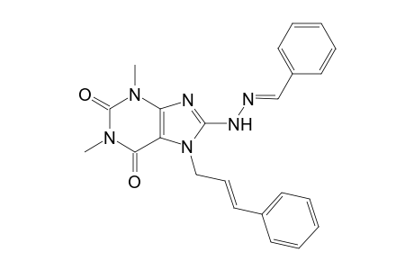 benzaldehyde {1,3-dimethyl-2,6-dioxo-7-[(2E)-3-phenyl-2-propenyl]-2,3,6,7-tetrahydro-1H-purin-8-yl}hydrazone