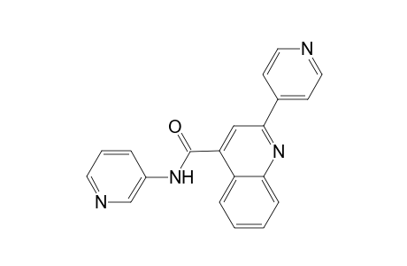4-Quinolinecarboxamide, N-(3-pyridinyl)-2-(4-pyridinyl)-