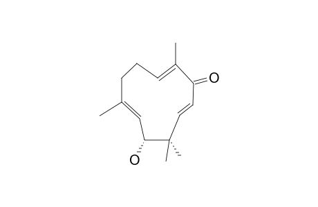 MITISSIMOL_A;3-E,6-E,10-E-HUMULATRIEN-1-ALPHA-OL-5-ONE