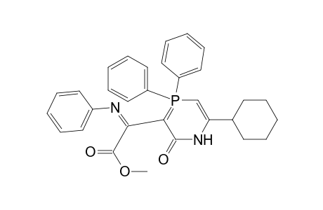 6-Cyclohexyl-3-(A-methoxycarbonyl-A-phenylimino- methyl)-2-oxo-4,4-diphenyl-1-aza-4.lambda.5-phosphinine