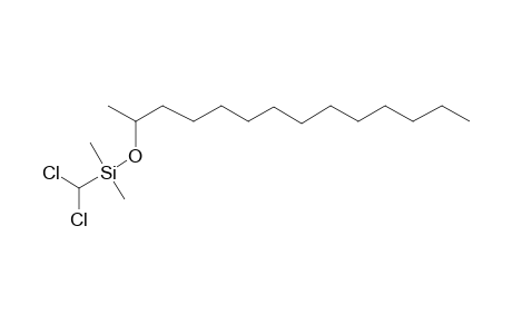 2-Dimethyl(dichloromethyl)silyloxytetradecane