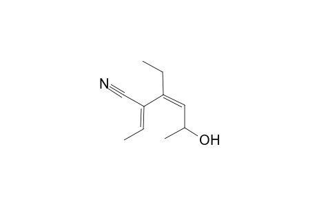 (Z,2Z)-3-ethyl-2-ethylidene-5-hydroxy-3-hexenenitrile