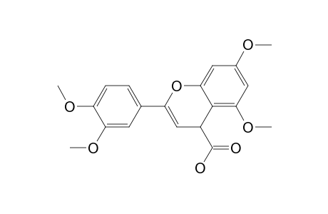 4H-1-Benzopyran-4-carboxylic acid, 2-(3,4-dimethoxyphenyl)-5,7-dimethoxy-