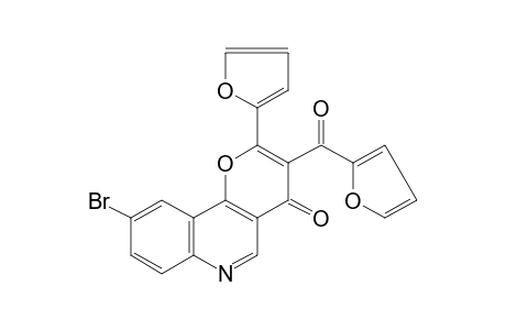 9-bromo-3-(2-furoyl)-2-(2-furyl)-4H-pyrano[3,2-c]quinolin-4-one