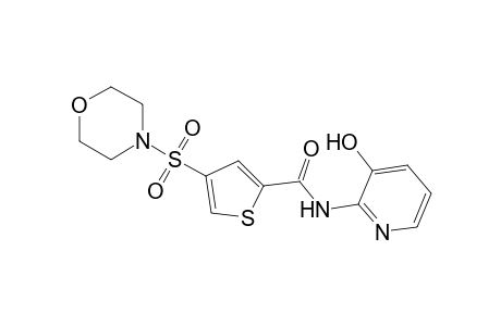 2-Thiophenecarboxamide, N-(3-hydroxy-2-pyridinyl)-4-(4-morpholinylsulfonyl)-