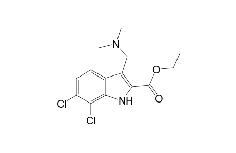 Ethyl 6,7-Dichloro-3-[(dimethylamino)methyl]-1H-indole-2-carboxylate