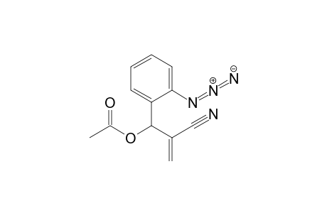 3-(2'-Azidophenyl)-3-acetoxy-2-methylene-propanenitrile