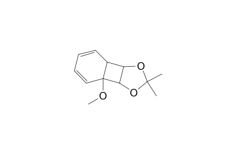 exo-7,8-Isopropylidenedioxy-1-methoxy-bicyclo(4.2.0)octa-2,4-diene