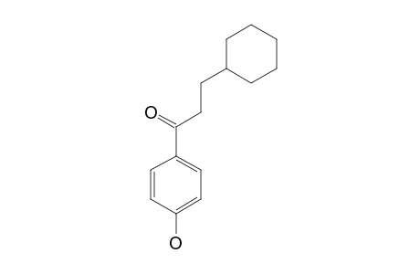 3-cyclohexyl-4'-hydroxypropiophenone