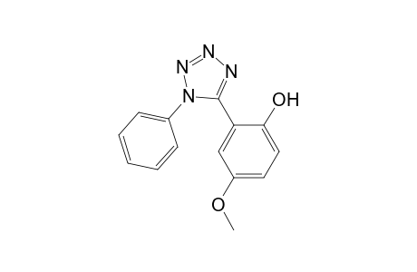 5-(5-Methoxy-2-hydroxyphenyl)-1-phenyl-1H-tetrazole