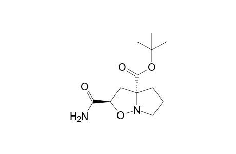 tert-Butyl (2R*,3aR*)-2-(aminocarbonyl)tetrahydro-pyrrolo[1,2-b]isoxazole-3a(4H)-carboxylate