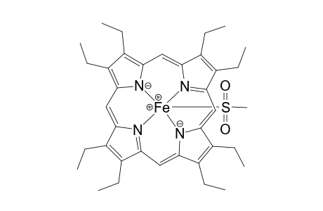 Iron, (methanesulfinato-O)[2,3,7,8,12,13,17,18-octaethyl-21H,23H-porphinato (2-)-N21,N22,N23,N24]-, (SP-5-12)-