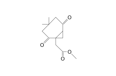 4,4-Dimethyl-2,6-dioxa-bicyclo(5.1.0)octan-1-yl-acetic acid, methyl ester