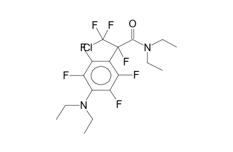 N,N-DIETHYL-3-CHLORO-2-(4-DIETHYLAMINOTETRAFLUOROPHENYL)PERFLUORO-PROPIONAMIDE