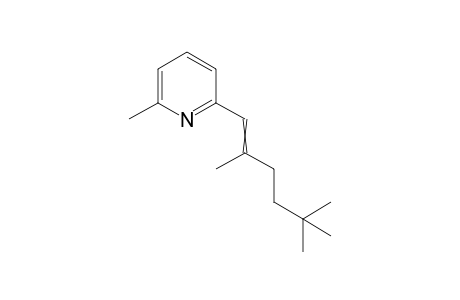 2-Methyl-6-(2,5,5-trimethylhex-1-enyl)pyridine