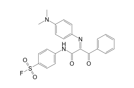 2-benzoyl-2-{[p-(dimethylamino)phenyl]imino}-4'-(fluorosulfonyl)acetanilide