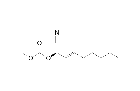 (2R,3E)-2-(METHOXYCARBONYLOXY)-OCT-3-ENENITRILE