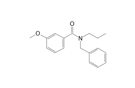 Benzamide, 3-methoxy-N-benzyl-N-propyl-