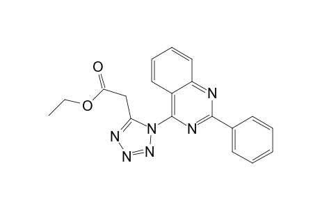 Ethyl [1-(2-phenylquinazolin-4-yl)-1,2,3,4-tetrazol-5-yl]acetate