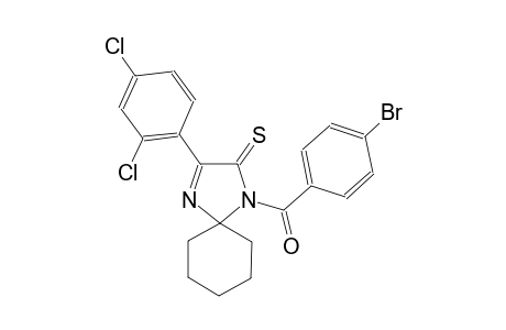 1-(4-bromobenzoyl)-3-(2,4-dichlorophenyl)-1,4-diazaspiro[4.5]dec-3-ene-2-thione