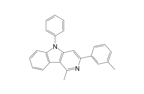 1-methyl-5-phenyl-3-(m-tolyl)-5H-pyrido[4,3-b]indole