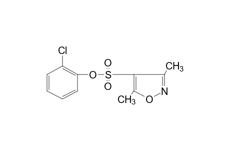 3,5-dimethyl-4-isoxazolesulfonic acid, o-chlorophenyl ester