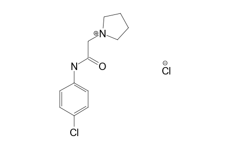 4'-chloro-1-pyrrolidineacetanilide, monohydrochloride