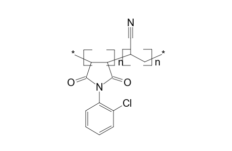 Poly[n-(o-chlorophenyl)maleimide-co-acrylonitrile]