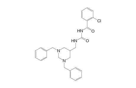 1-(o-chlorobenzoyl)-3-[(1,3-dibenzylhexahydro-5-pyrimidinyl)methyl]urea