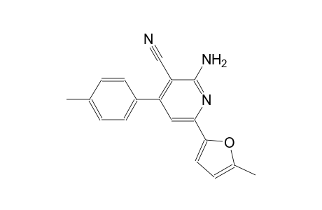 2-amino-6-(5-methyl-2-furyl)-4-(4-methylphenyl)nicotinonitrile