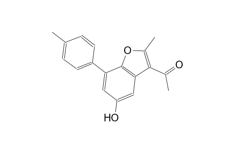 1-[5-hydroxy-2-methyl-7-(4-methylphenyl)-1-benzofuran-3-yl]ethanone